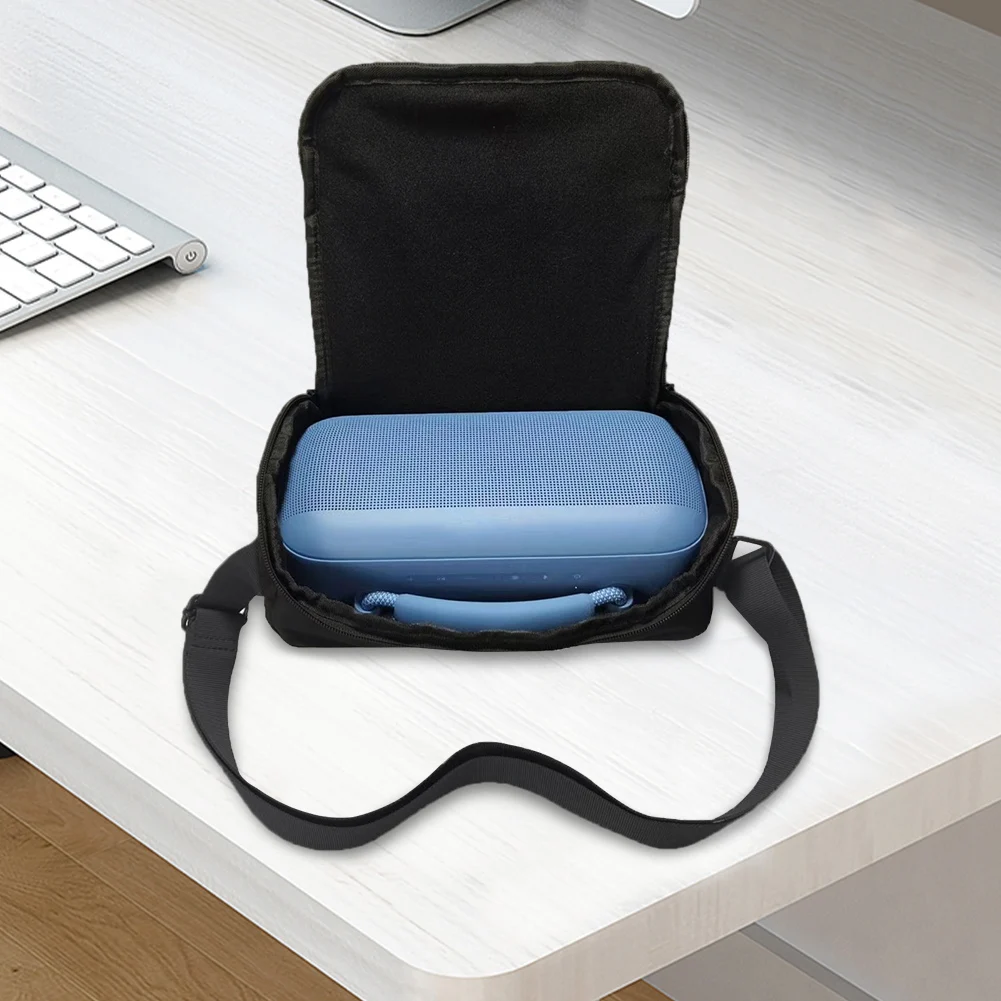 Storage Bag Adjustable Shoulder Strap Portable Speaker Case Storage Carrying Travel Bag for Sonos Move/Move 2/Bose SoundLink Max