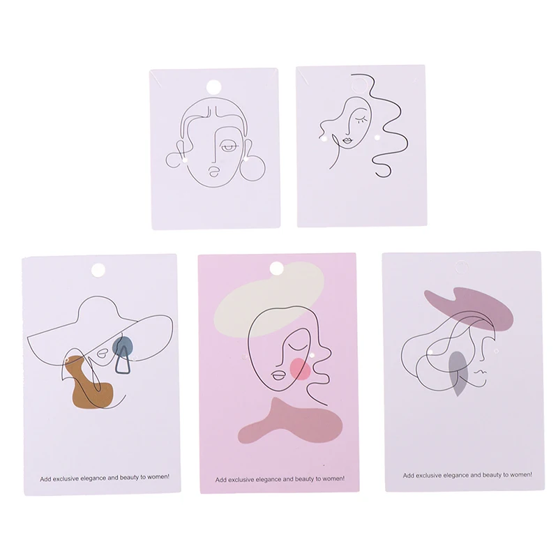 Juego de soporte para exhibición de pendientes, organizador de joyas, pendientes y pendientes, suministros de exhibición de joyas, 50 piezas