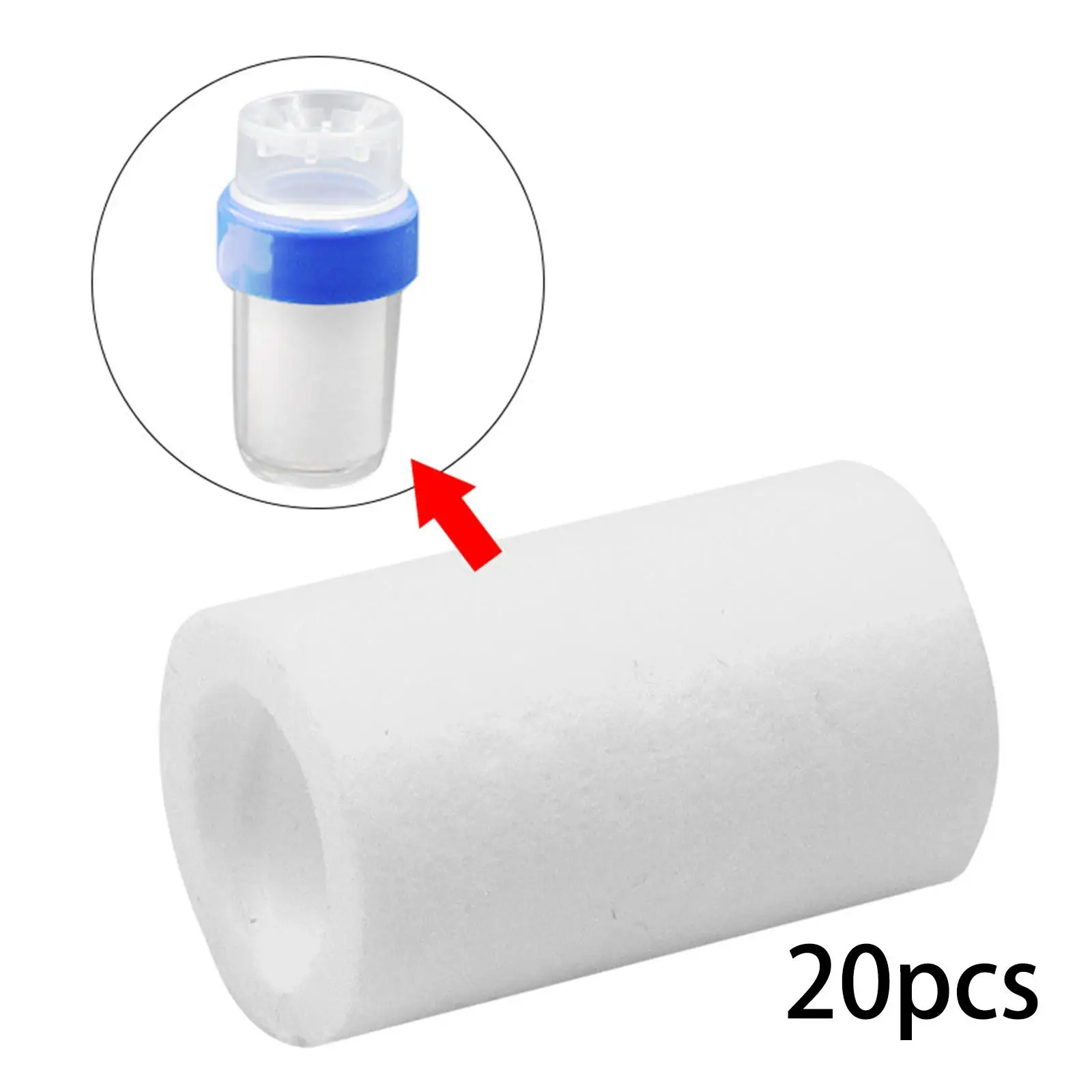 20 Pieces Faucet Nozzle Filter Adapter Replacement for Household Kitchen