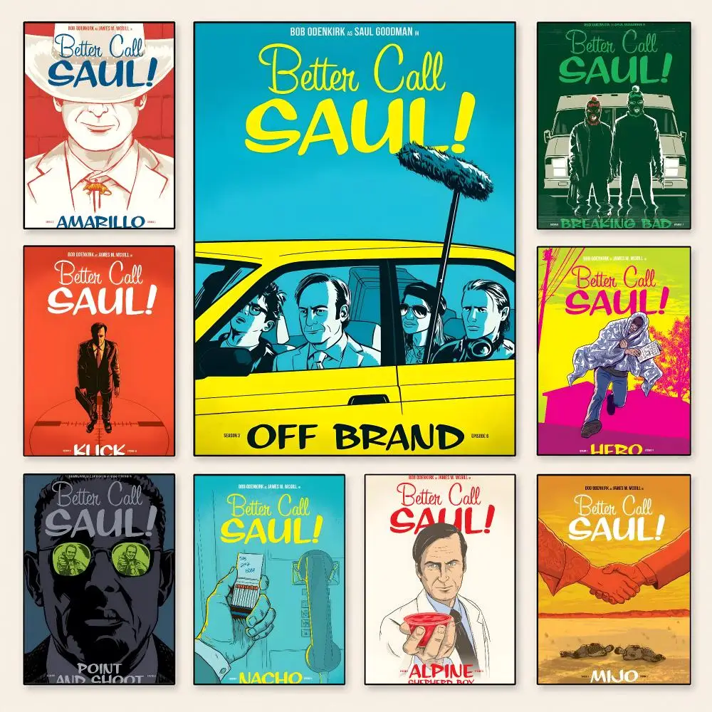 Tv‑show Better Call Saul Poster Poster Minimalist Decor HD SelfAdhesive Wall Art for Home Café Bedroom Gift Aesthetic Hanging