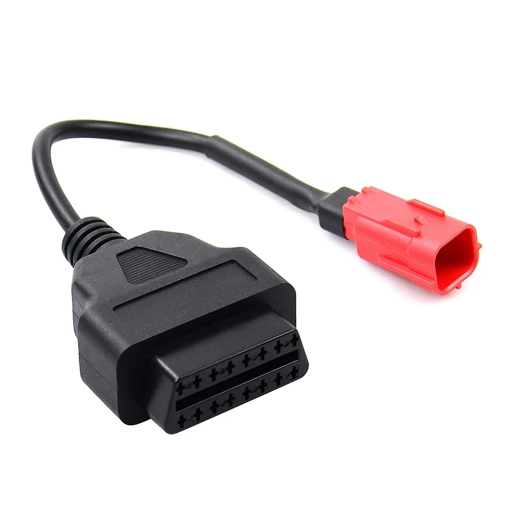 EFI Motorcycle National IV 6pin Cable To OBD2 16pin Connector for Suzuki/Yamaha/Honda Diagnostic Tool DB15 Pin DB 15PIN Adapter