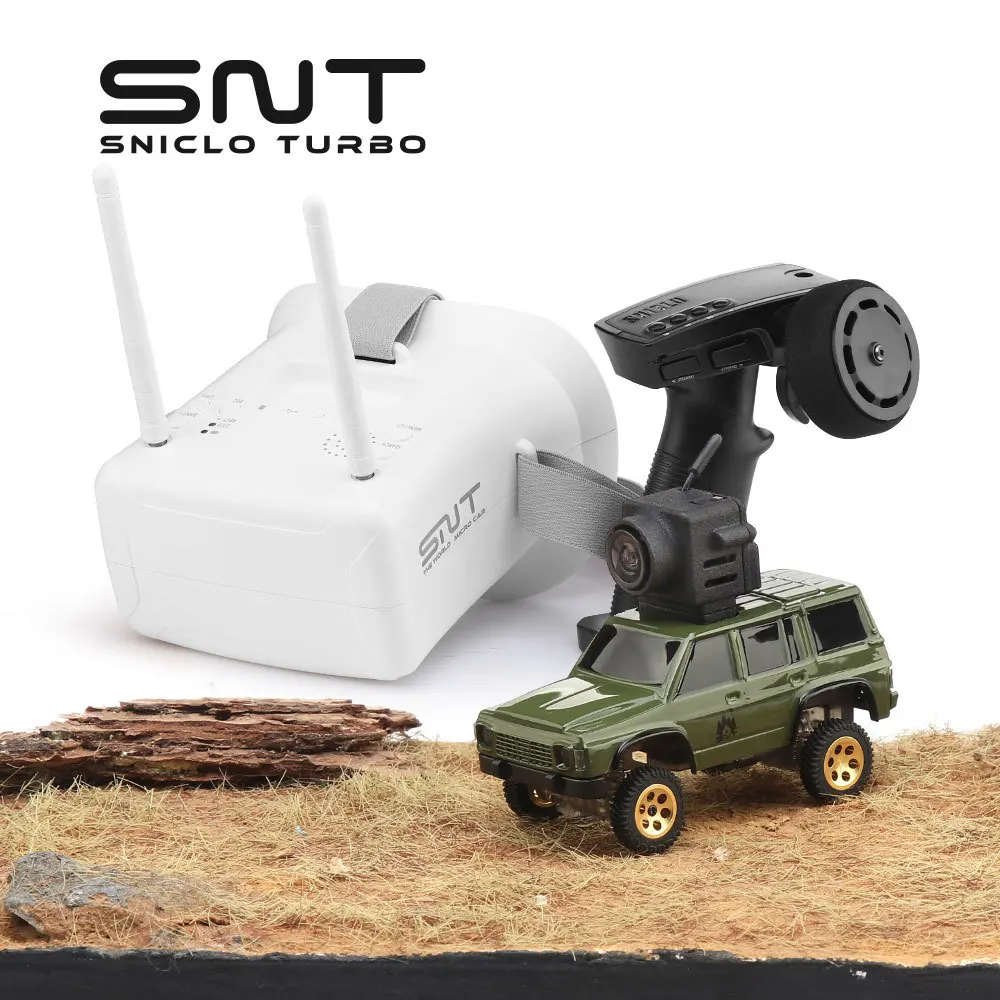 

Sniclo Wireless Immersive Fpv Remote Control Vehicle Rc Four-wheel Drive Climbing Car Toy Boy Off-road Vehicle 1:64 Camera