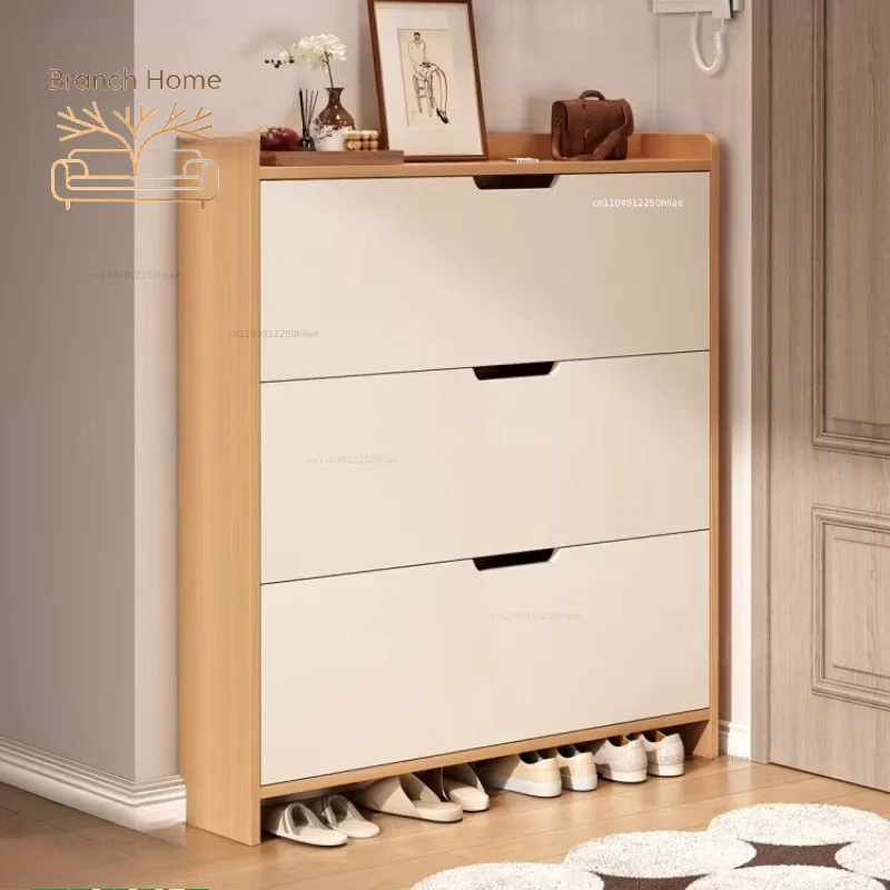 Ultra Thin Vertical Shoe Cabinet Narrow Modern Designer Display Shoe Cabinet Organizer Storage Zapatero Shoemakers Furniture