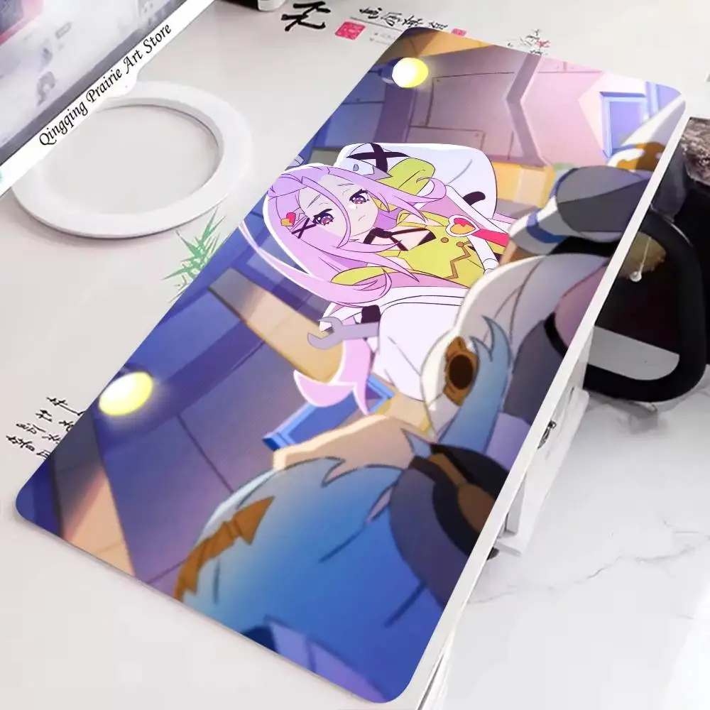 Aino Anime G-genshin Impact Mousepad Non-slip Suitable For Office Computers Laptops E-sports Game Desk Mats XXL Keyboard