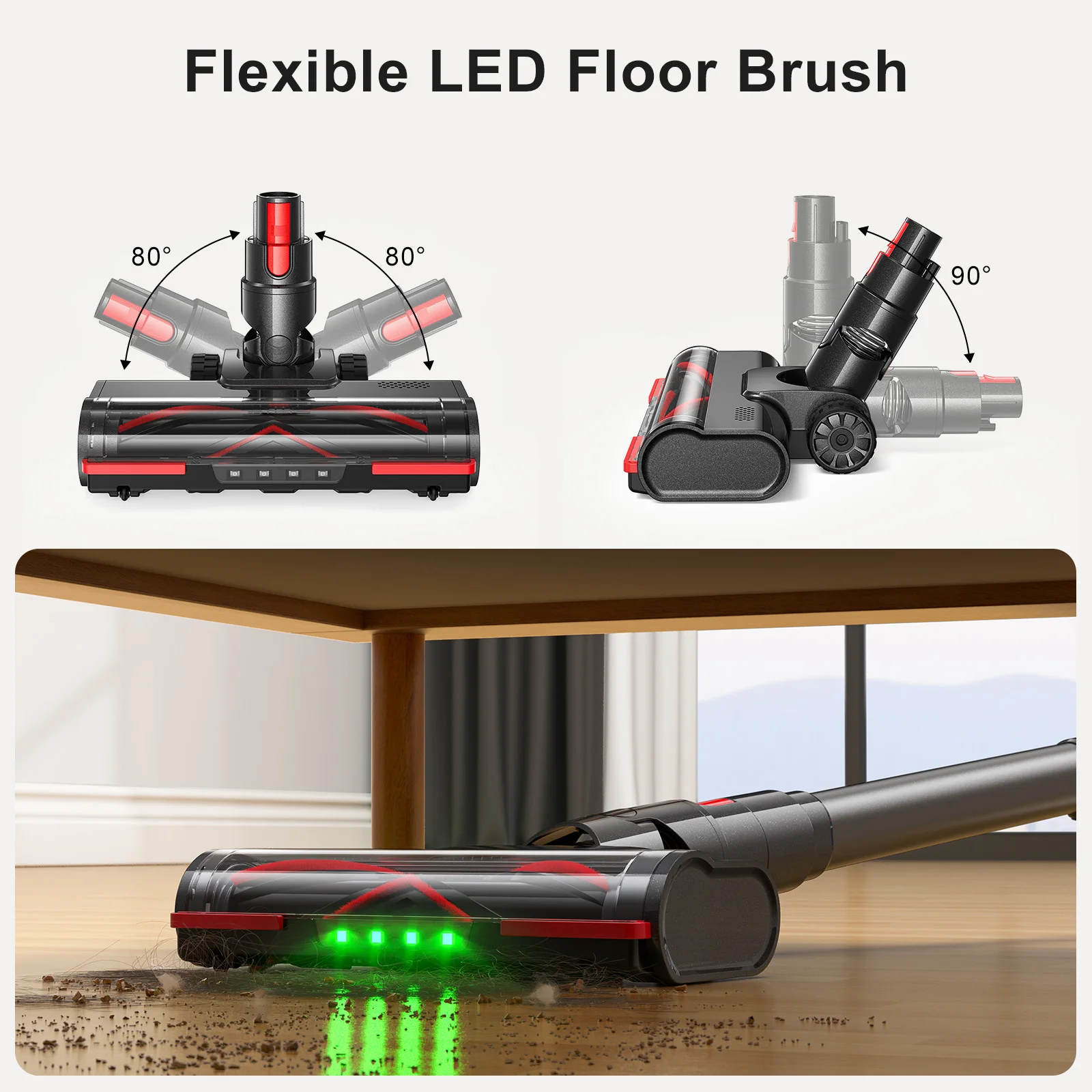 Lubluelu 550 W 45 kPa Akku-Staubsauger, Anti-Tangle, bürstenloser Motor, Handstaubsauger für Zuhause, Tierhaare, Teppich
