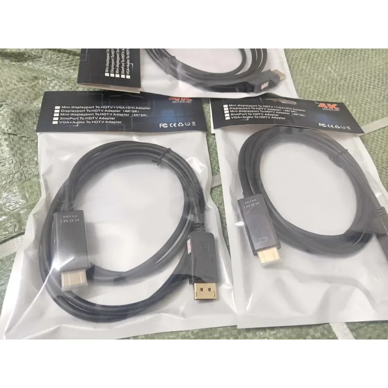 for Original DP to HDMI Adapter Cable 1.8m 4K 60Hz Computer Signal Host DisplayPort to HDMI Converter Cord