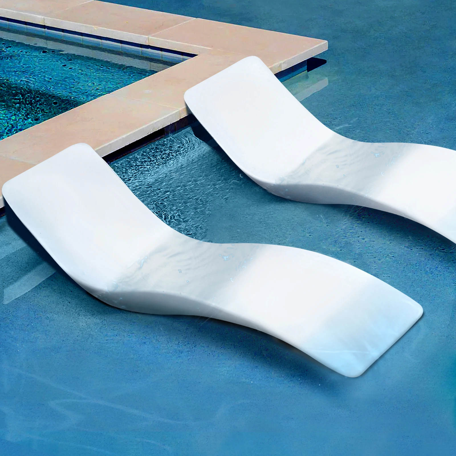 Outdoor Chaise Lounges All Pool Types - Up To 9\