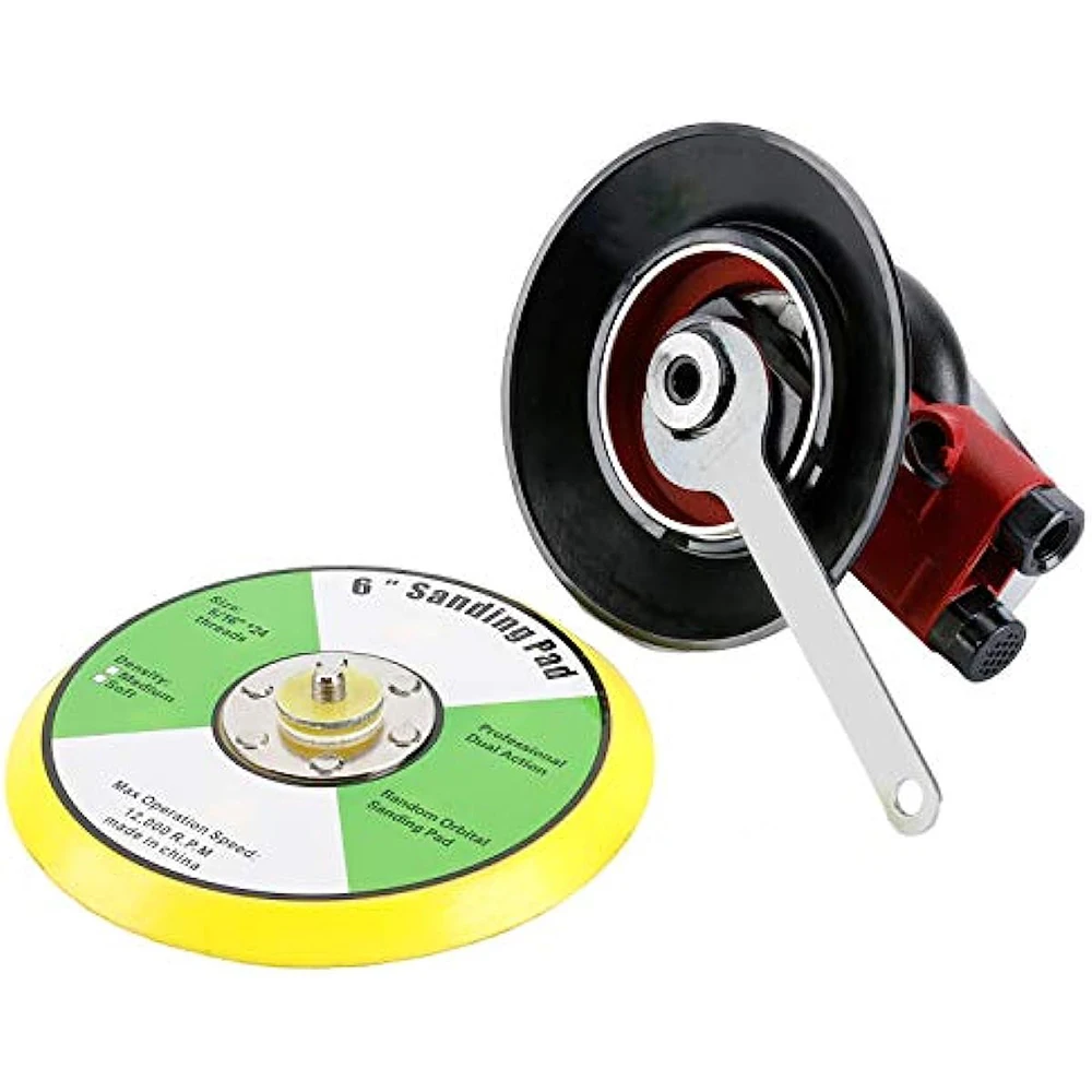 5/6 inch Pneumatic Sander Air Sander Sanding Machine Polisher Tool 125mm/150mm Air Power Sander