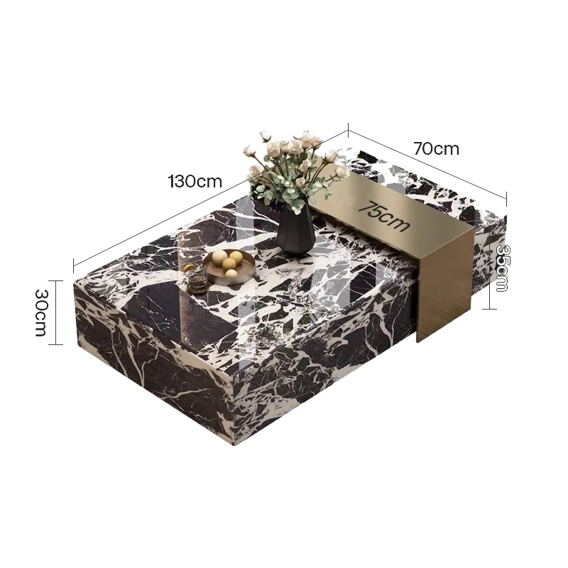 Luxury Modern Coffee Tables Italian Aesthetic Minimalist Design Coffee Tables Trendy Elegant Table Basse De Luxe Furniture Home