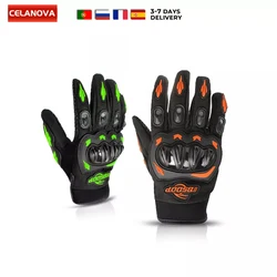 Motorcycle Gloves Men's Full Finger Cross Outdoor Touchscreen Off-Road Motorcycle Gloves Mountain Bike Electric Motorcycle