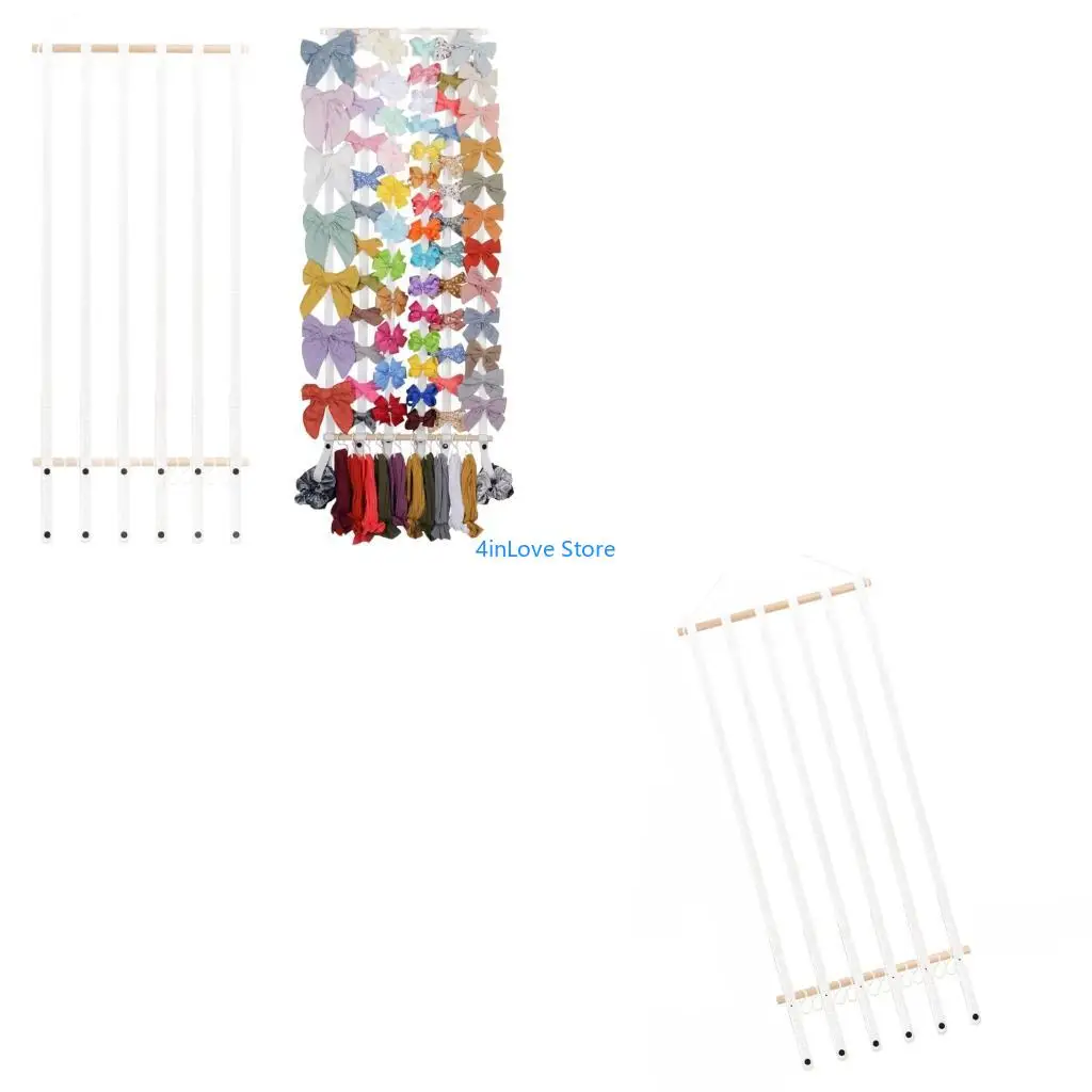 

T4MD Adjustable Ribbon Hair Bows Display Organiser With Closure For Easy Access