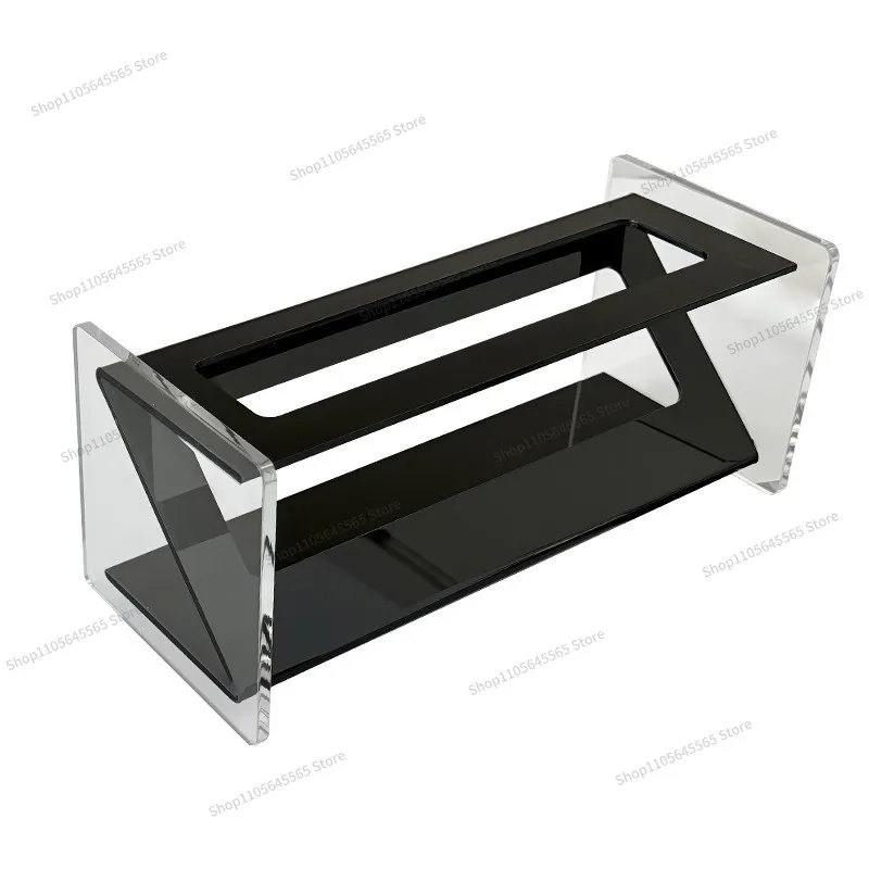 For Desktop acrylic shelf rectangular living room creative ornament storage box