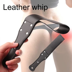 Leather SM Bondage Sex Toys SP tool whip PP horsewhip Spanking Flirt Flogger Fetish Paddles Adult Games for Couples