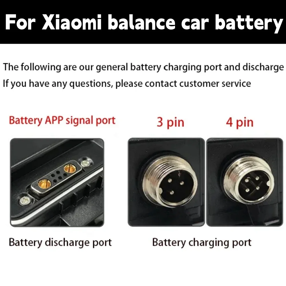 For Xiaomi Mini No. 9 Balanced Car Battery 54.8v 4400mah Electric Balanced Lithium Battery Accessories