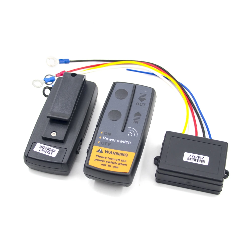 12V Trailer Lier Afstandsbediening Systeem Schakelaar Controller Voor Jeep Off Road Ford F150 ATV Draadloze Voertuig Accessoires Universeel