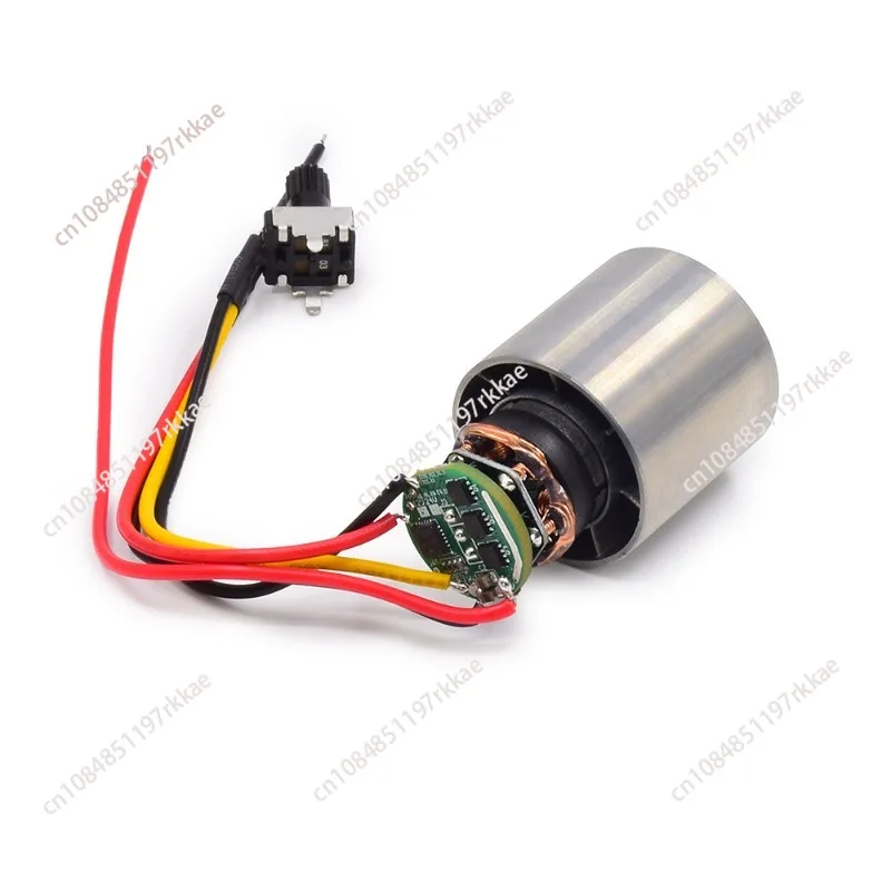 100,000 RPM Mini Brushless Ducted Fan Motor DC 9V 12V 24V Aluminum Impeller High-Speed Blower for Hair Dryer