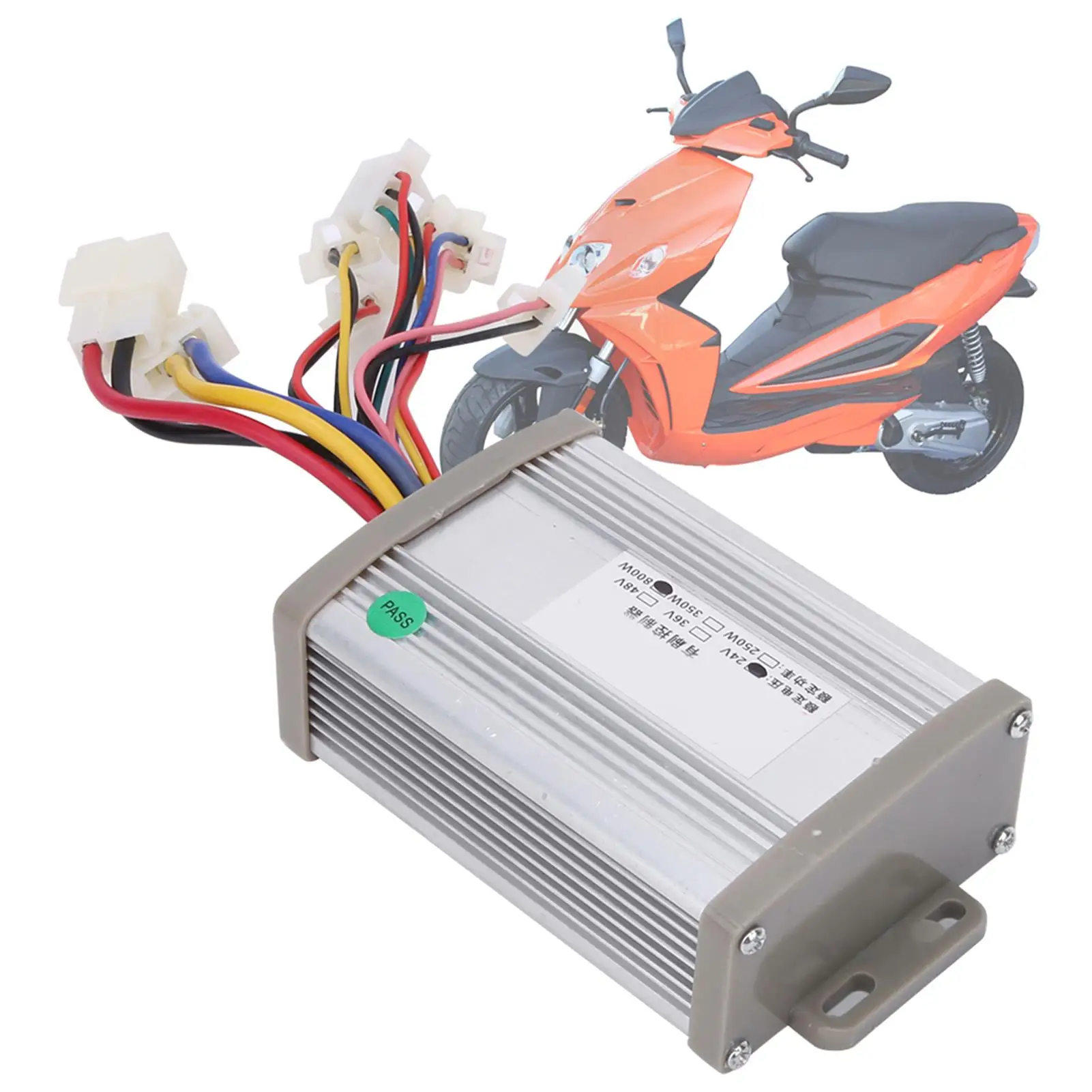 24V 800W Brush Motor Controller for electric Bicycle Tricycle E-bike Parts - Eight Wire Accessory