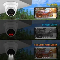 New 4K 8MP IP Camera Audio Outdoor POE H.265 Onvif Wide Angle 2.8mm AI Color Night Vision Home CCTV Video Surveillance Security 5