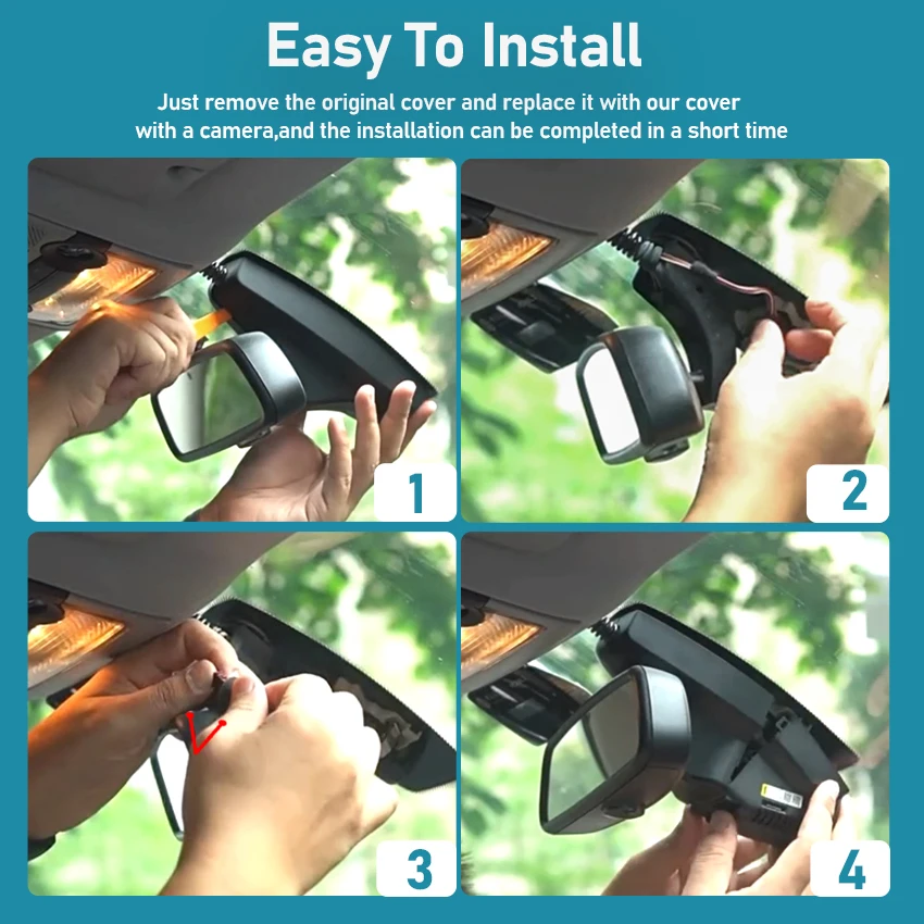 

4K DVR WiFi Plug and Play Car Dash Cam Control APP Wifi Camera UHD 2160P For BMW X1 X3 X5 E61 E60 E81 E82 E87 E88 E90 2004-2015