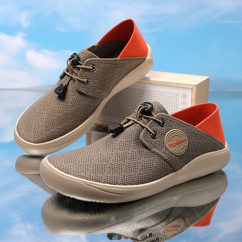 New Unisex Wider Shoes Breathable Mesh Men Barefoot Wide-toed Shoes Brand Flats Soft Zero Drop Sole Wider Toe Sneakes Large Size