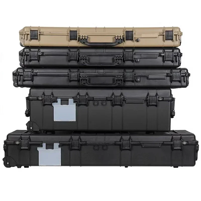 Large Tool Box Organizer Hard Tools Suitcase with Wheels Waterproof Rigid Plastic Case Multifunctional Rolling Storage Boxes