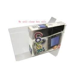 Clear transparent PET box cover For GBC for game boy color game console storage protection collection box