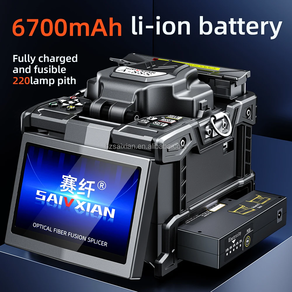Original 88S Signal Fire Fusion Splicer Optical Fiber Fusion Splicer FTTH Network Used SM Fiber Type Welding machine