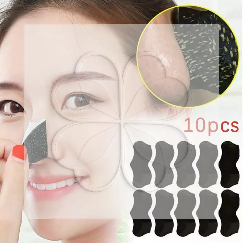 Facial Nose Care Strips 10Pcs Peel Off Mask Patches For Daily Skin Cleansing Beauty Supplies