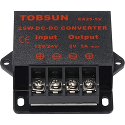 DC 12V 24V to 5V 5A 10A 15A Converter DC Voltage Reducer Regulator Step Down Buck Converter Power Supply  Voltage Stabilizer