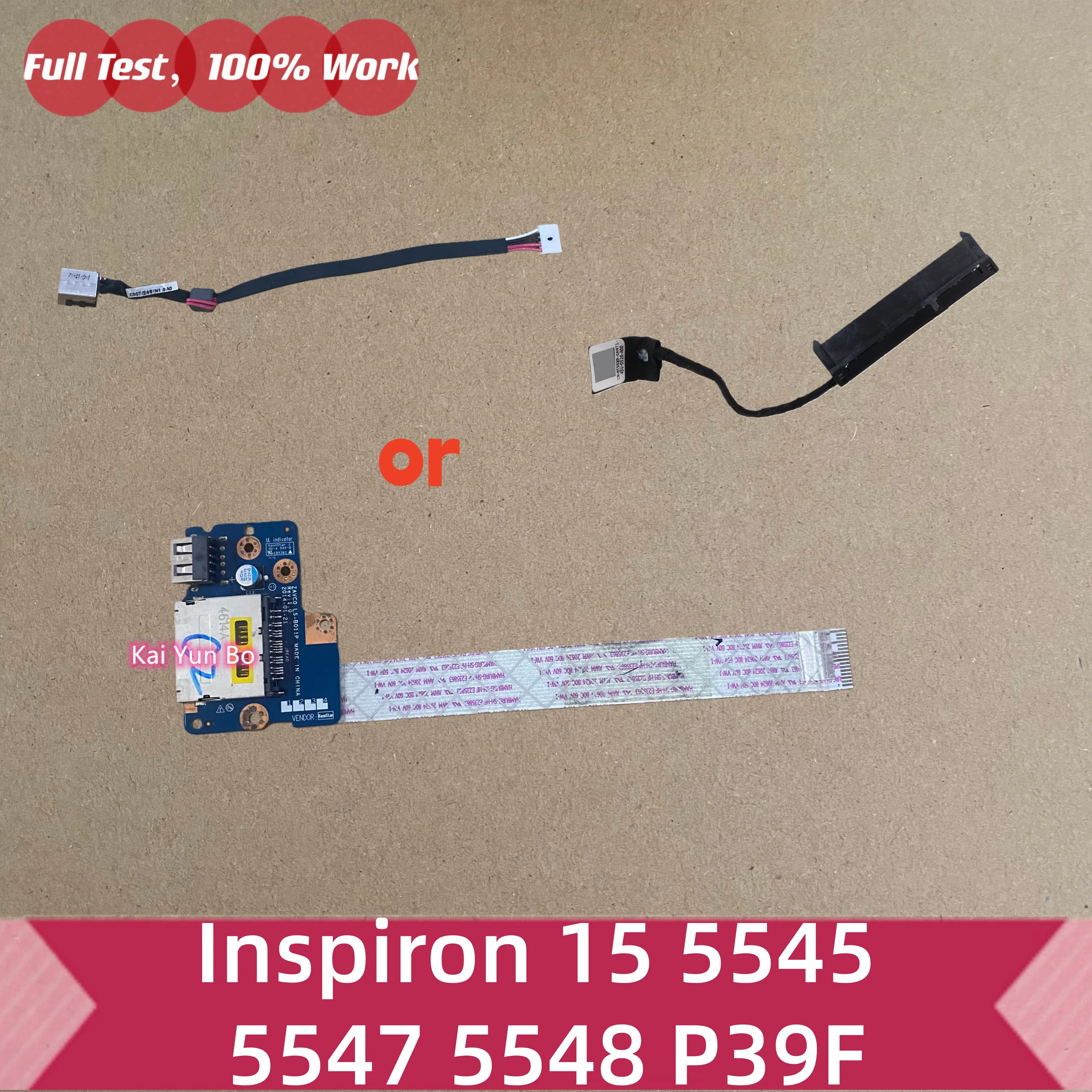 placa-leitora-de-cartao-usb-sd-para-dell-inspiron-15-5545-5547-5548-p39f-cabo-de-alimentacao-dc-in-cabo-sata-para-disco-rigido-hdd-0t55xp-0m03w3-ls-b011p-nbx0001k600-t55xp-m03w3-cn-0t55xp-cn-0m03w3