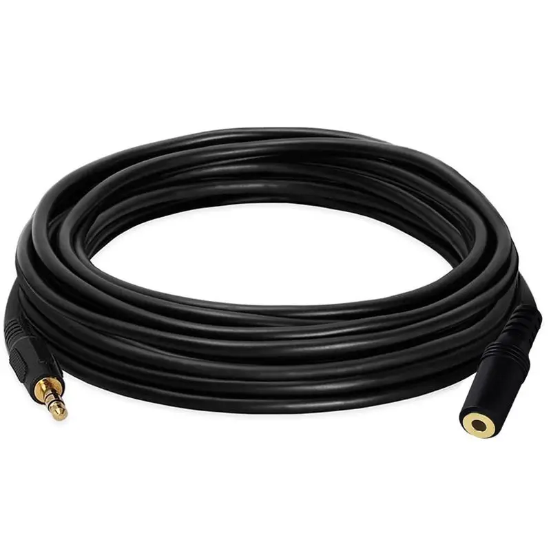 Cable de extensión de Audio de 3 polos, macho a hembra, para teléfono, tableta, adaptador de conector auxiliar de Audio, dc3.5 mm