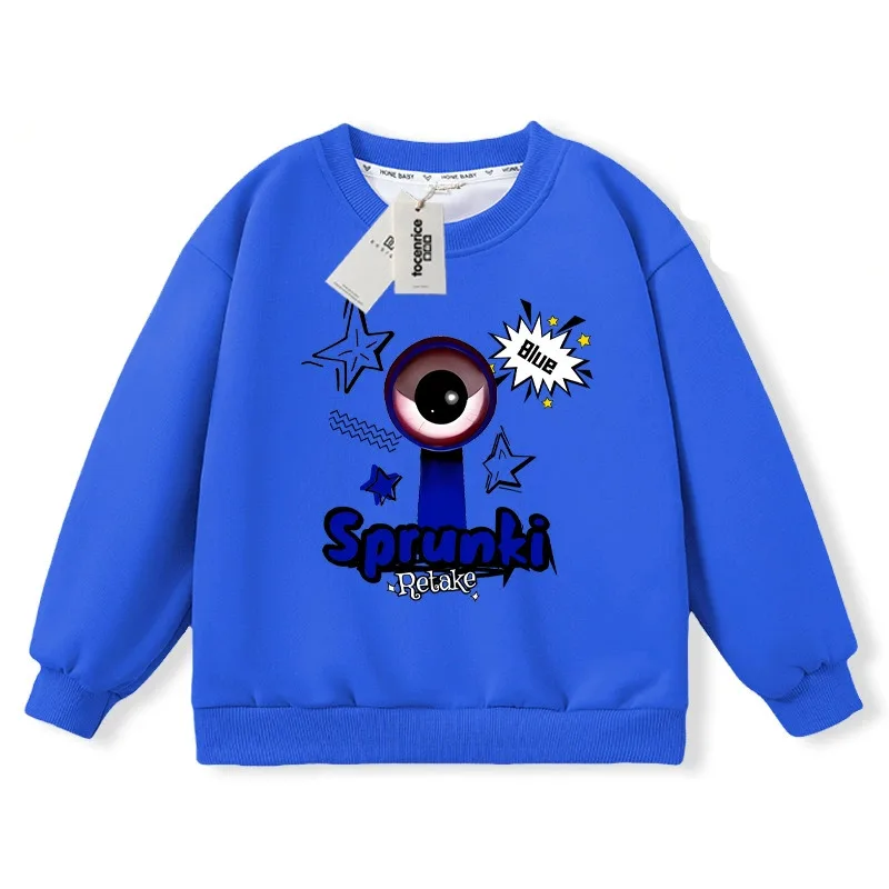 Sprunki Hoodies ผ้าฝ้าย Incredibox Hoodies ฤดูหนาวเสื้อกันหนาวเด็กการ์ตูน Sprunki Hoodies Sweatshirt