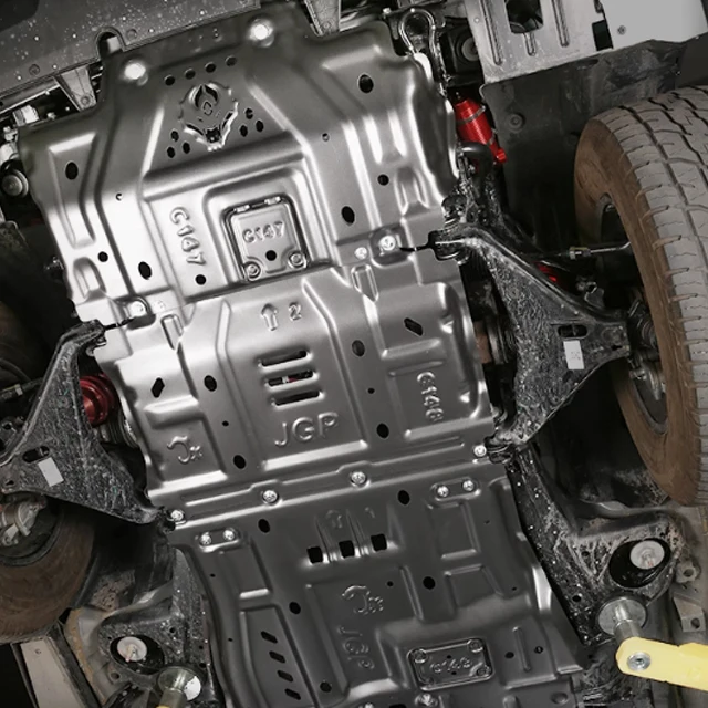 High Strength Magnesium Aluminum Alloy Underbody Engine Cover Guard Shield Bottom Protection Chassis Skid Plate For GWM Tank 300