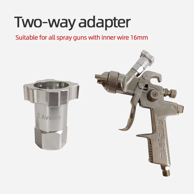 Inner Wire Universal Female M16*1.5PF Spray Gun Joint Adapter Suitable For SATA Spray Gun Disposable Free Wash Pot Spray Can