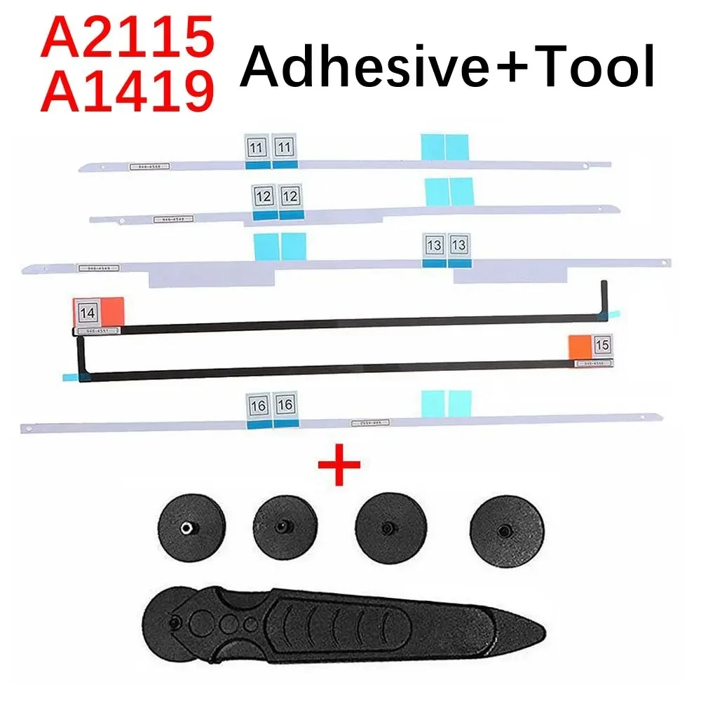 LCD Display Screen Adhesive Strip Sticker Tape + Opening Tool Kit for Apple iMac 21.5