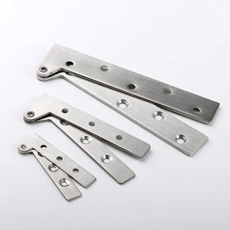 Stainless Steel Pivot Hinges Heavy Duty L Shape Door Hinges For Cabinet Folding Table Furniture Door Hardware-New