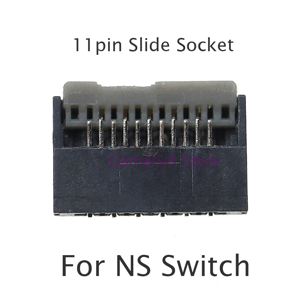 

Замена 1 шт. для Nintendo Switch, 11-контактный разъем для направляющей, железнодорожный слайдер, разъем