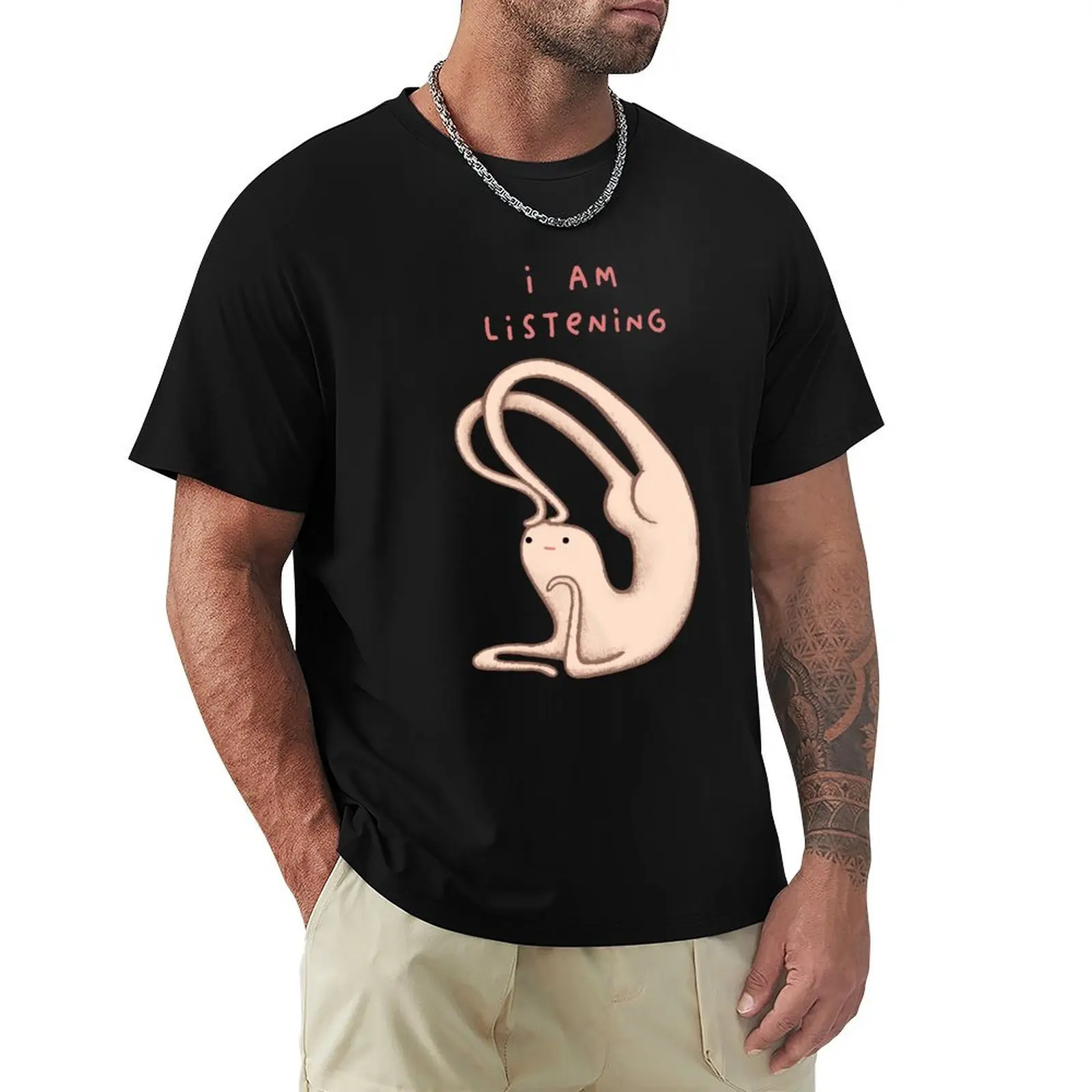 Honest Blob is Listening T-Shirt Summer Festival T-Shirt