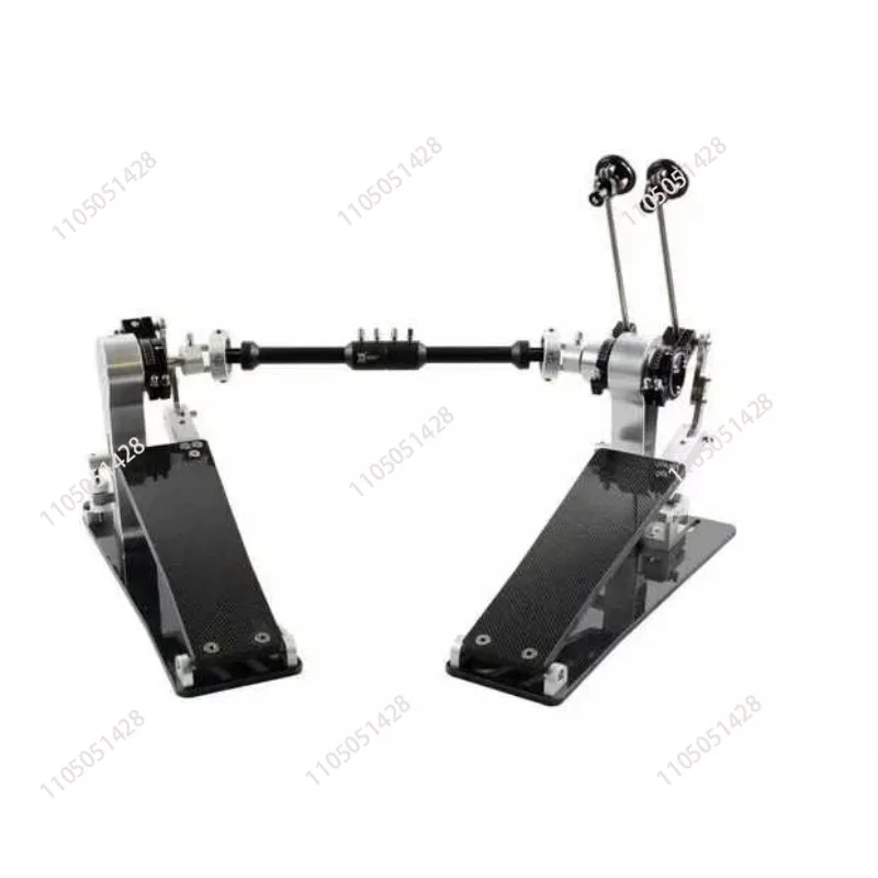 Long Board Speedy Direct Drive Shaft Cutting Aluminum Alloy Powerful Twin Pedal Kick Bass Drum Double