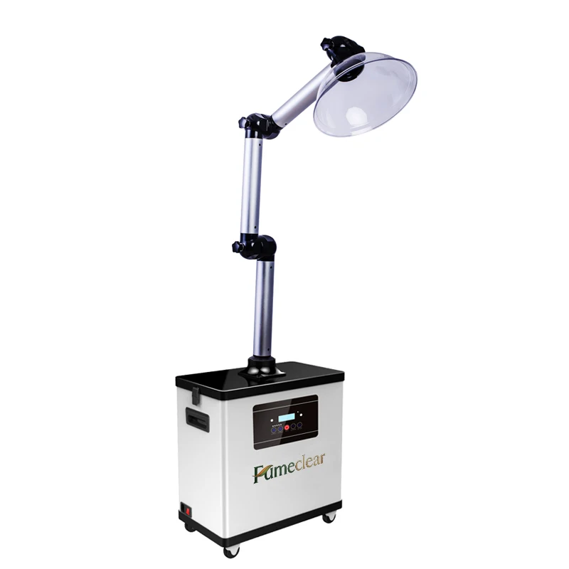 

Popular Hair Salon Fume Extractor UV Lamp Mental Hood Smoke Extractor For Hair Keratin