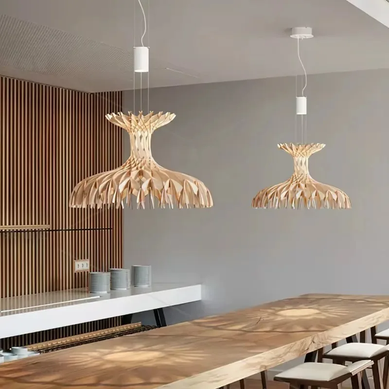 Japanese Style Chandelier Designer Lamp for Hotel B&B Southeast Asia Tea Room Living Room Table Light Modern Decorative