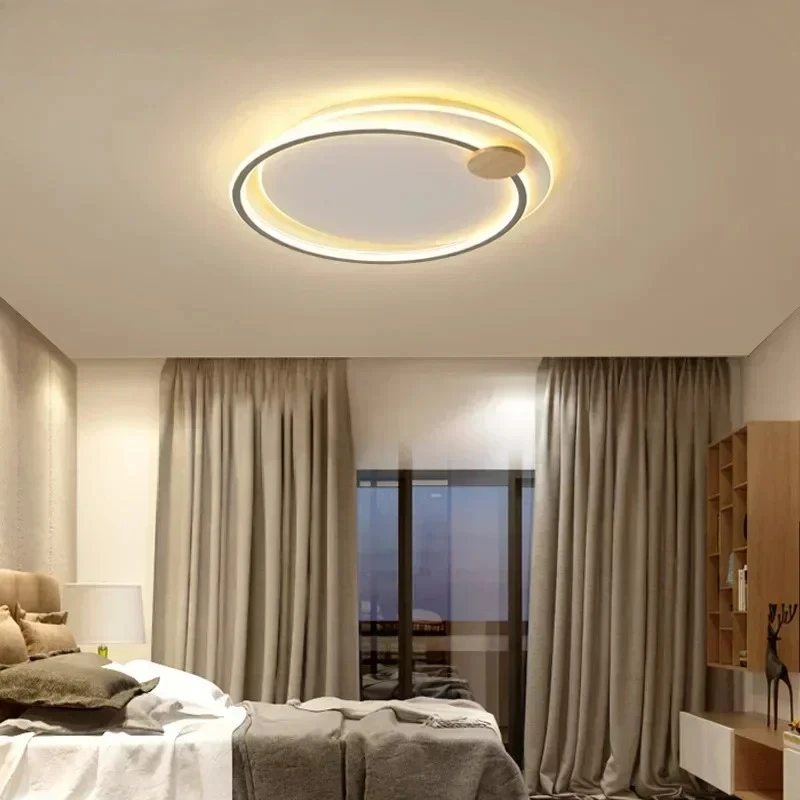 

2026 Minimalist Modern Round Ceiling Lamps Nordic Lights Lustre Art Home Decoration For Study Dining Living Room Kitchen Bedroom