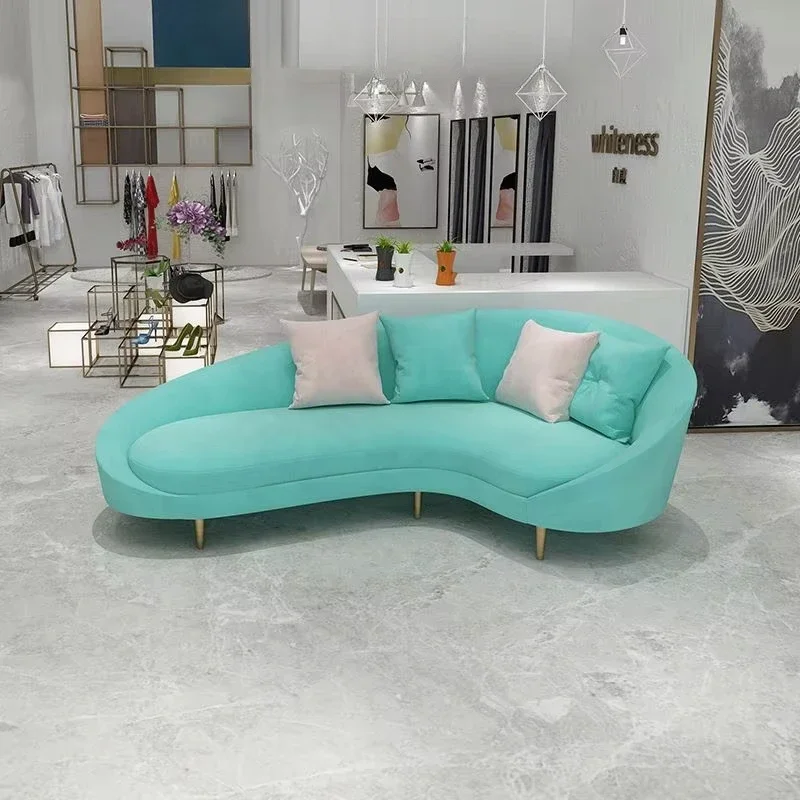 For Nordic Office Online Simple Modern Beauty Salon Sofa Coffee Table Combination