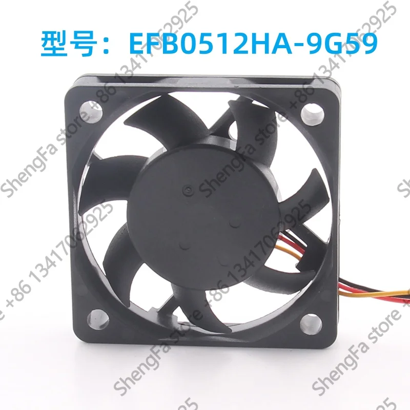 Delta 5V 24V 48V DC 12V 0.15A 50X50X10MM 5010 5CM Silent Speed Measurement Inverter CPU Double Ball EFB0512HA Cooling Fan