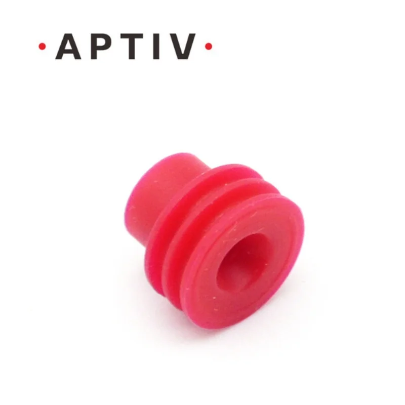 

100PCS Original genuine Automotive Connector FOR DELPHI/APTIV 15324989 Red Individual Loose Round 1 Way Cable Metri-Pack Sealb