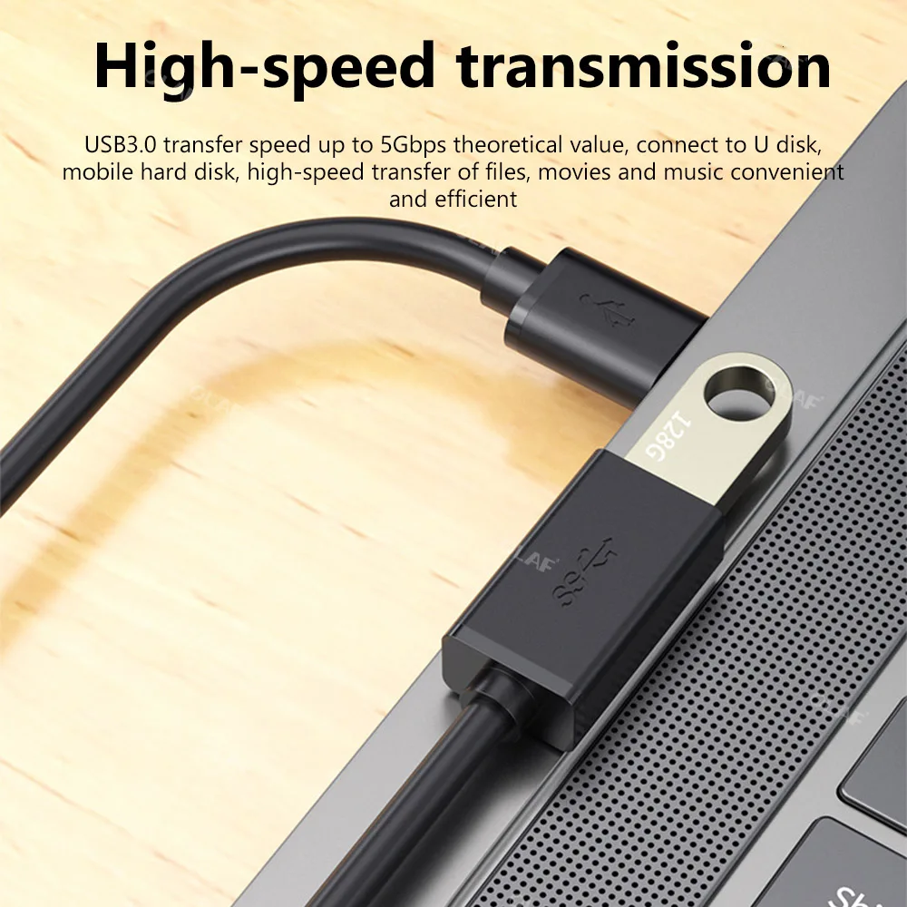 Olaf USB Extension Cable USB 3.0 Extensor Cable Male To Female Data Cable Suitable for PC TV USB Mobile Hard Disk Cable