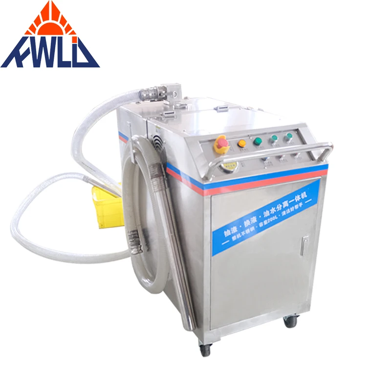New Stainless Steel Mobile Oil Water Separator for CNC Machine Tool Removes Floating Oil Slag Extraction for Metal Scrap Sludge