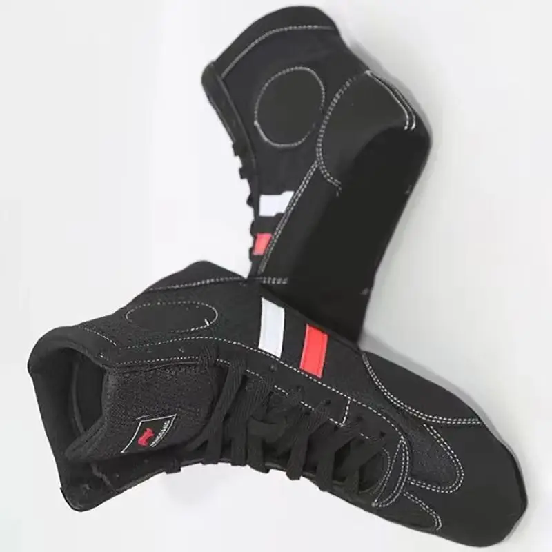 

Детские и взрослые борцовские ботинки для самбо 2026 года: дышащие, с мягкой подошвой, замшевым верхом, для соревнований по боксу и борьбе в помещении