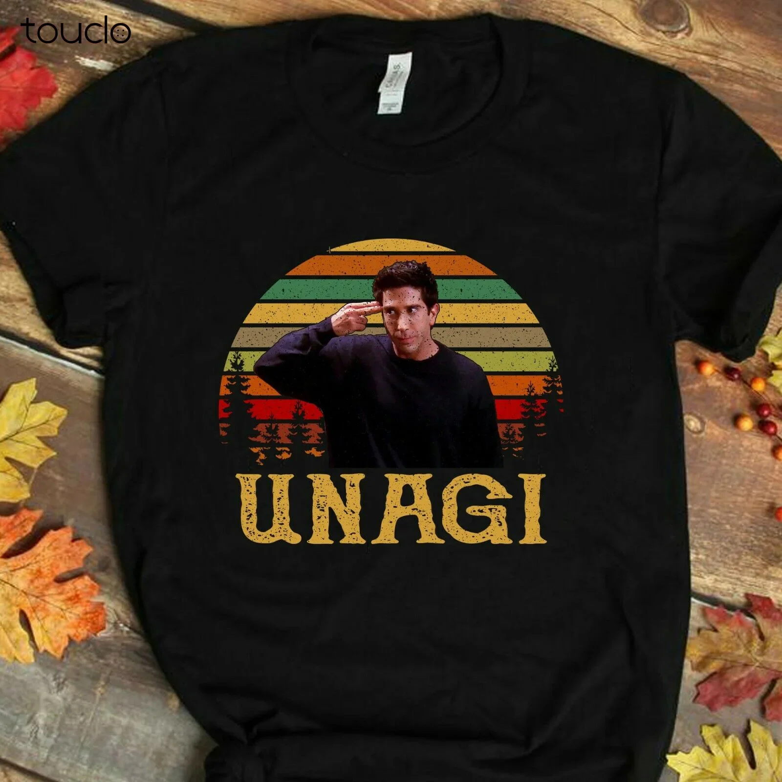 Unagi Shirt Ross Geller Vintage T-Shirt Friends Tv Show Unisex S-3Xl Custom Aldult Teen Unisex Digital Printing Fashion Funny