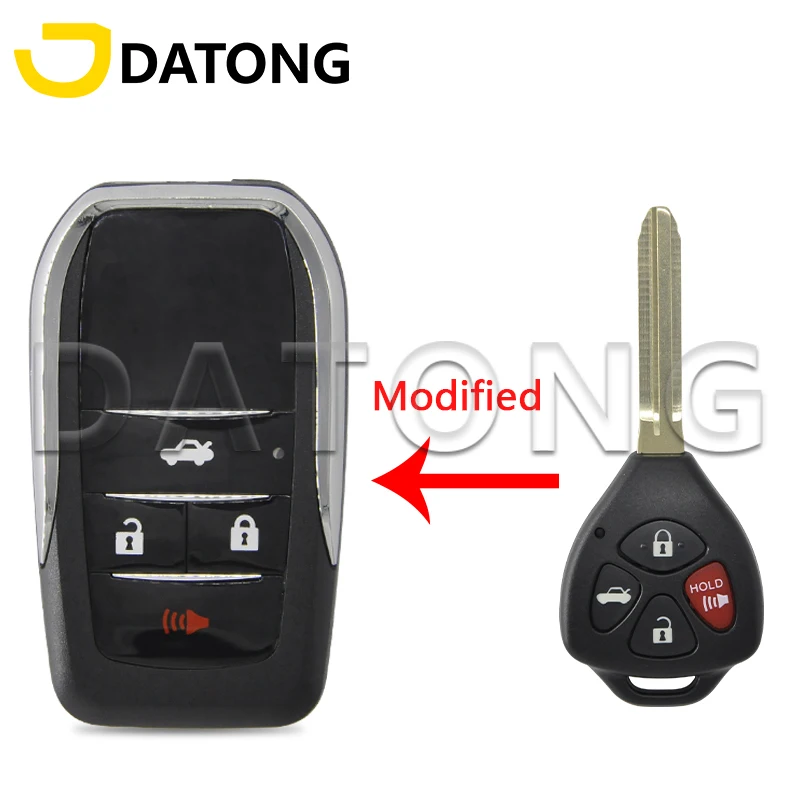 Datong World Modified Flip Car Remote Key Shell Case For Toyota Camry Corolla Avalon Matrix RAV4 Venza Yaris